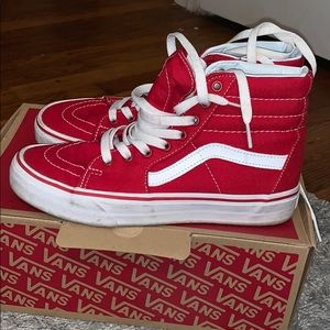Red High Top Vans